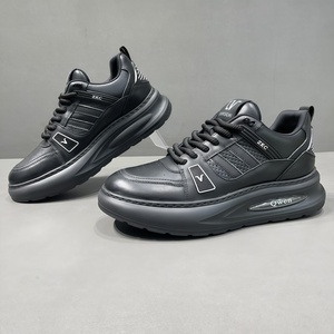 Zapatos Casuales de Diseño de Lujo para Hombre, Color Blanco Grueso, Nuevos de Primavera, Modelo Black Torre, con Forro de Malla Transpirable y Suela Sintética Deportiva - Product Image 2
