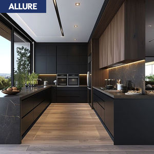 منظم Allure من الأكريليك للتخزين، طقم كامل فاخر وعصري، خزائن سفلية بأدراج، أثاث ذكي، تصميمات خزائن مطبخ بشكل جزيرة - Product Image 3