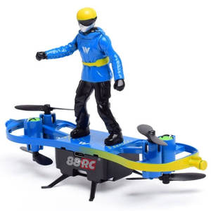 88RC <span class=keywords><strong>F5</strong></span> 3 en 1 Stunt Rc Drone juguete 2,4 GHz Control remoto Drone avión 360 rotación Rc Quadcopter Stunt paracaídas Min Drone Juguetes - Product Image 6