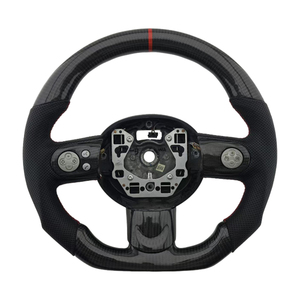 Volante Deportivo de Fibra de Carbono y Cuero Perforado M Performance, el Más Popular, para BMW <span class=keywords><strong>Mini</strong></span> <span class=keywords><strong>Cooper</strong></span> S R56 R61 - Product Image 1