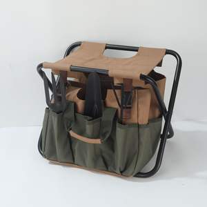 Ensemble d'outils de jardinage pour balcon, 5 pièces, pelle, fourche, râteau en acier inoxydable, sac en toile, outils de jardinage manuels durables, kit de bricolage - Product Image 4