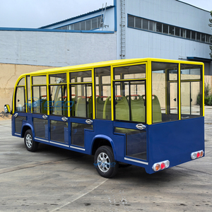 Autobús Turístico Eléctrico EGO de 14 Pasajeros con Estructura de Acero Cerrada y Batería de Plomo-Ácido para Uso en Parques, Exposiciones y Bodas - Product Image 5