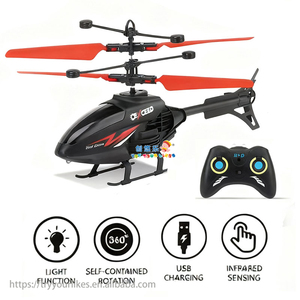 EPT Dual-Mode Afstandsbediening Inductie Helikopter Kleine Vliegende Kinder RC Helikopter Speelgoed met Verlichting - Product Image 2