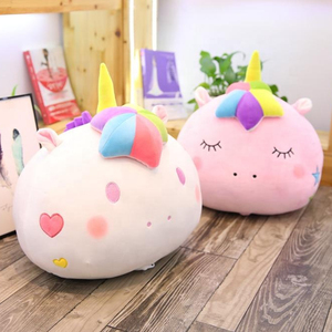 Unicornio de peluche supersuave y elástico, cojín de felpa, juguetes para niñas, decoración del hogar, <span class=keywords><strong>2021</strong></span> - Product Image 4