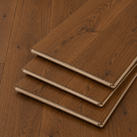 Collection de parquet en chêne à larges lames approuvée ISO 9001 pour maison de style farmhouse moderne
