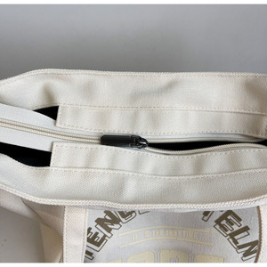 Customizable Cotton Canvas <b>Tote</b> Shopping <b>Bag</b> for Women-Medium Size <b>Shoulder</b> <b>Strap</b> Reusable Promotional Gift <b>Bag</b> Logo Design - Product Image 3