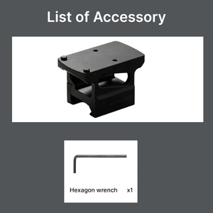 BANGBANG Soporte Elevador de Aluminio Impermeable para Ópticas de 20mm (Incremento de Altura 25mm) - Product Image 6