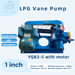 Pompa a palette GPL con motore da 1 pollice, pompa di riempimento gas ad alta <span class=keywords><strong>pressione</strong></span> con motore da 1,5 kW, pompa a palette di controllo GPL - Product Image 1