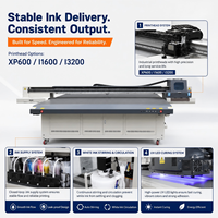 Harga Pabrik Printer UV Format Besar + 2513 UV Flatbed + Mesin untuk Karton/Kaca/Stiker + Mesin Stiker Transparan