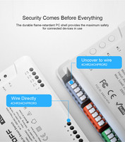 Sonoff 4CH PRO R3 Wifi Smart Switch Inter Lock Inching Lock Mode DIY Timer Switch Via Ewelink APP Bekerja Dengan Alexa Google Home