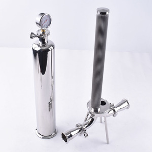 Stainless Chemical Liquid Alcohol <strong>Canister</strong> Candle <strong>Filter</strong> System Housing Brewery 5 Cores 20 Inch Industrial <strong>Filter</strong>