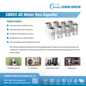 CBB65 50/60Hz 25 85 21 with <strong>SH</strong> Protection AC Motor Run Metallized Thin Film <strong>Capacitors</strong> for Air Conditioner - Product Image 4