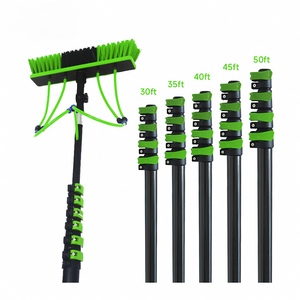 Sistema de Limpieza de Ventanas Telescópico con Cepillo de Nailon y Aluminio Ecológico <span class=keywords><strong>Boris</strong></span>, para Ventanas de Techo - Product Image 1