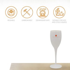 Flûtes à Champagne en plastique, verres en plastique, pour banquet de mariage - Product Image 4