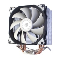 Refroidisseur de processeur personnalisé à 4 caloducs ARGB 120 mm, radiateur PC silencieux RGB, ventilateur de refroidissement pour Intel LGA 2011 1700 1200 1150 1151 AMD AM4