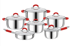 HUFA fabrika doğrudan sıcak satış 15 parça paslanmaz çelik altın pişirme tencere ve tavalar yapışmaz kapsüllenmiş tencere setleri - Product Image 2