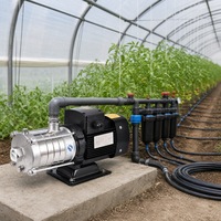 Pompe centrifuge multi-étages horizontale à entraînement direct par moteur électrique pour l'alimentation en eau et les systèmes de surpression
