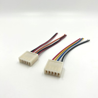 Arnés de cableado para interruptor elevalunas de coche, cinco cables, cinco puertos, conector de cable de cobre, ajuste estándar