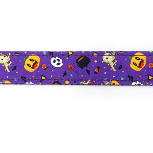 Collar de perro de servicio impreso personalizado de fábrica 2024, soporte de correa, Collar de mascota Animal, collar y correa de perro de Halloween - Product Image 4