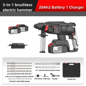 21V Brushless Lithium Hammer Impact Drill Continuously Variable Speed Handheld 3-in-1 <b>Power</b> <b>Tools</b> N345 21V Brushless Lithium - Product Image 6