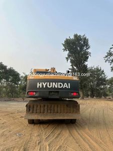 Excavatrice sur pneus Hyundai 210w-9 d'occasion, 210 excavatrices, état d'origine, équipements de construction à vendre - Product Image 5