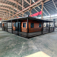 Maison conteneur modulaire extensible préfabriquée anti-ouragan de 20 pieds et 40 pieds, nouveau produit australien, avec 2 chambres, cuisine et salle de bain