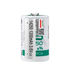Vapcell LS 14250 1200mah batterie au Lithium 3.6V 1/2 AA batterie primaire pour véhicules électriques batterie au Lithium