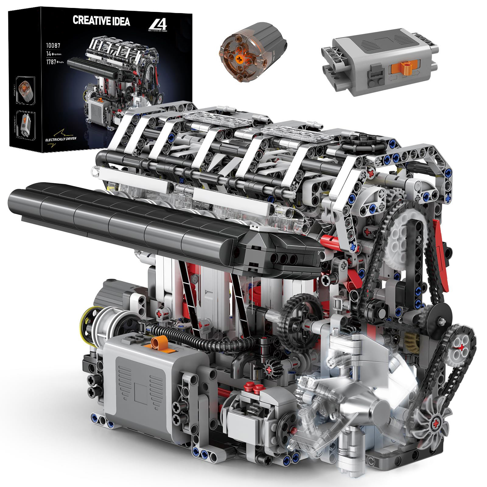 10087 L4 Engine (1787pcs) - T1965D