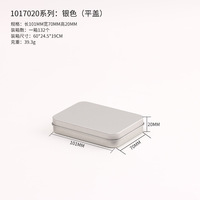 Boîtes en fer carrées et rectangulaires personnalisables en petit lot Stockage sur disque U Emballage en boîte en métal personnalisé avec fenêtre