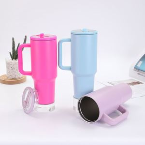 Stock 30Oz <b>Large</b> Capacity Stainless Steel Thermos Insulated Portable Travel Car Tumbler <b>Cup</b> Mug Ice Buster <b>Cup</b> With Handle Lid - Product Image 4