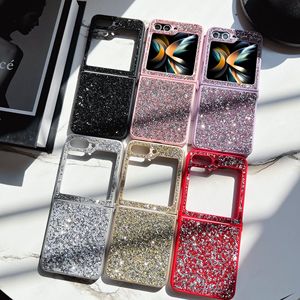 Funda para teléfono móvil plegable con purpurina de PC dura para Samsung <span class=keywords><strong>Z</strong></span> <span class=keywords><strong>Flip</strong></span> 7 funda trasera para Samsung <span class=keywords><strong>Galaxy</strong></span> <span class=keywords><strong>Z</strong></span> <span class=keywords><strong>Flip</strong></span> 7 6 5 <span class=keywords><strong>4</strong></span> 3 - Product Image 1