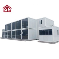 Portable personnalisé porte de conteneur moderne conteneur d'expédition maisons maison étoile en acier 5 ans adapté à l'arrière-cour, plage tout