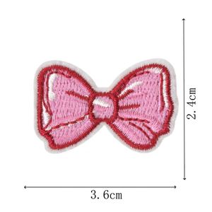 <b>Iron</b> on Mother's Day Series Embroidery pink Crown Bow Flower Sunglass Mouth Ice Cream Patches for Clothing Decoration - Product Image 5