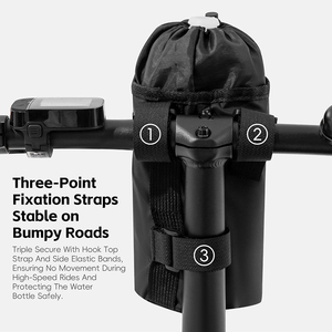 Bolsa Delantera para Bicicleta WEST BIKING, Bolsa Plegable para Manillar con Porta Botella de Agua, Gran Capacidad, para Bicicleta de Carretera y Montaña - Product Image 2