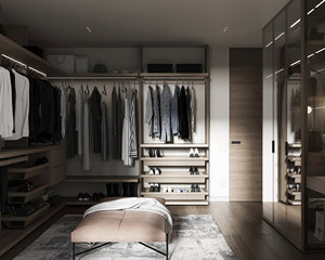 Muebles de Dormitorio Modernos y Duraderos de Madera Maciza para Toda la Casa, Armario Abierto, Fácil de Montar, para Sala de Estar u Oficina en Casa - Product Image 2