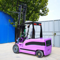 Mini chariot élévateur électrique Batteries de chariot élévateur au lithium Montacarga Electrica Chariot élévateur électrique à 4 roues Chariot élévateur électrique Montacarga Chariot élévateur à fourche