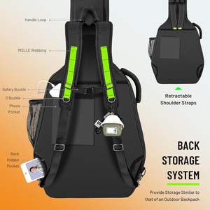 Échantillon gratuit étui de guitare Oxford coloré personnalisé étanche conçu en usine sac acoustique - Product Image 4