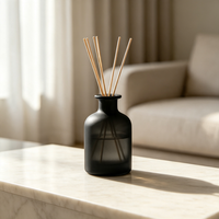 Diffuseur de parfum à bâtonnets liquides 50 ml – Bouteilles en verre pour hôtels et maisons – Flacon d'aromathérapie pour la décoration intérieure