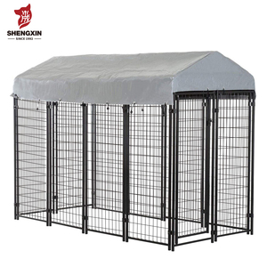 OEM/ODM Jaring Udara Terbuka Pena Anjing Logam Luar Ruangan dan Berjalan Di Luar untuk Hewan - Product Image 5