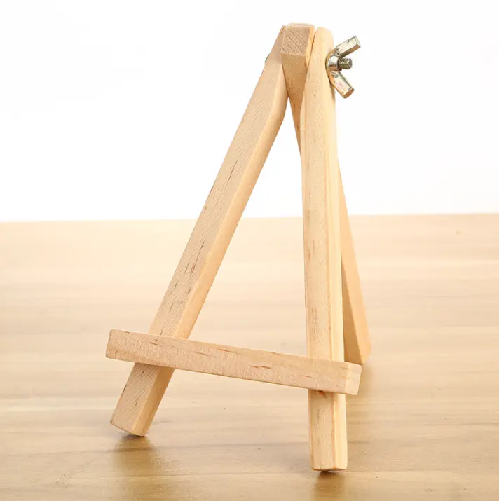 2021 best selling 18*24cm Wooden Mini Table Easel for Small Canvases