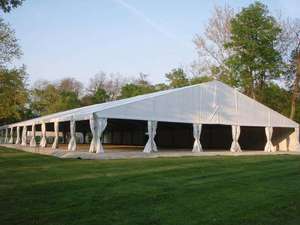 <span class=keywords><strong>Pagode</strong></span> pour événements de mariage, festivals, traiteur, structure en aluminium blanc, tente de mariage extérieure blanche - Product Image 6