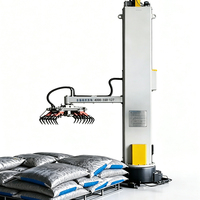 Palettiseur de sacs en colonne pour cendres de soude, empileur de sacs tissés en PP, machine de palettisation de sacs de 25 kg/40 kg/50 kg