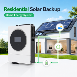 Sistema de Energía Solar Híbrido de 4kW, Stock en la UE, Salida Dual MPPT, Onda Sinusoidal Pura, para Uso Doméstico, Almacenamiento de Energía Fuera de la Red, Suministro de Respaldo - Product Image 4
