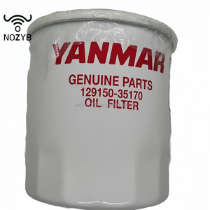 Filtro de aceite de motor diésel Original Yanmar para excavadora Linde, carretilla elevadora, suministro de piezas de maquinaria de construcción, modelo 129907-55810 - Product Image 1