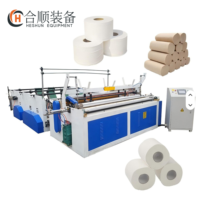 Machine à fabriquer des rouleaux de papier pour petites entreprises, machine à rembobiner des rouleaux de papier toilette industriels, prix d'usine