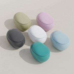 Высококачественный многоцветный Умный Унитаз в форме яйца, Электрический автоматический обогрев сиденья, интегрированный туалет без резервуара, умный туалет - Product Image 2