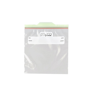 Custom Irregular Food Storage Bags With Writable Label Sealing For Refrigerator Snacks And Fruits Plastic Material - Product Image 3