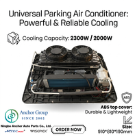 Unité de climatisation pour camion 2300W 12V 24V, système de refroidissement pour véhicule commercial, climatiseur de stationnement électrique, équipement de climatisation à économie d'énergie