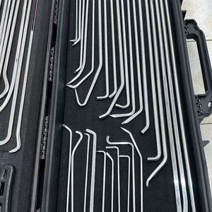 Nouveau modèle ZR – Acier de qualité professionnelle pour crochet à dégagement rapide – Kit de 50 pièces pour la réparation des bosses de <span class=keywords><strong>carrosserie</strong></span> et la réparation de tôles automobiles - Product Image 4