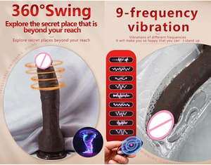 Jouet pour adultes en silicone liquide bleu, doux, imperméable IPX7, écologique, portable, fonction de chauffage, gode pour point G féminin - Product Image 3